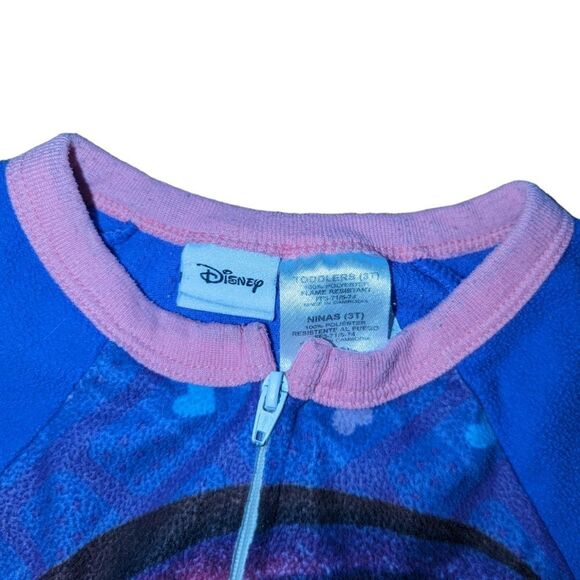 COPY - LOT OF 2 GIRLS FOOTIE PAJAMAS SIZE 3T - Picture 2 of 3